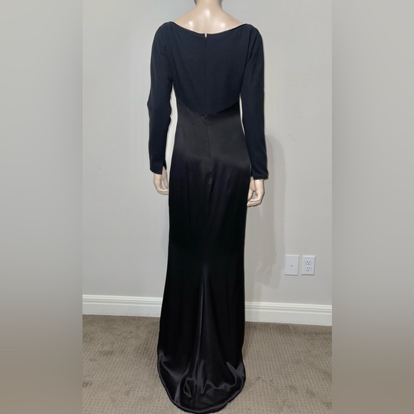 Vintage Donald Deal Long Black Evening Gown 8 - Picture 14 of 16
